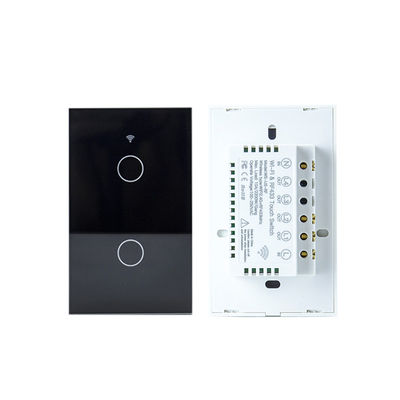 Interrupteur de lampe Alexa Compatible Light Switches de bande de 110V-240V Tuya Smart Wifi 2