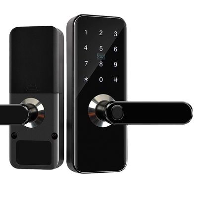 Serrure de porte Keyless d'entrée de serrure de porte de Smart Wifi d'empreinte digitale de sécurité à la maison avec la carte d'IC de clavier numérique pour