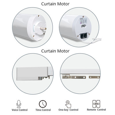 Rétro ouvreur à télécommande de rideau en Smart Home de voies d'Alexa Smart Curtain Motor With DIY