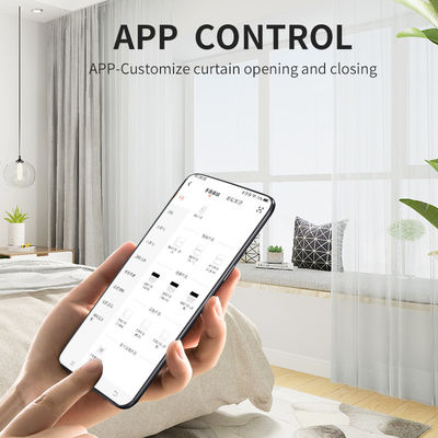 Travail automatique de voie de rideau en ouvreur à la maison intelligent de rideau en contrôle de WiFi avec Amazone Alexa Google Home