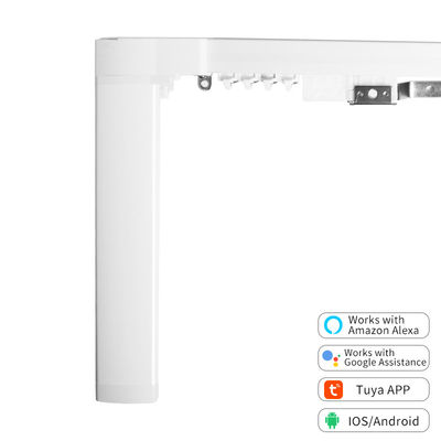 Travail automatique de voie de rideau en ouvreur à la maison intelligent de rideau en contrôle de WiFi avec Amazone Alexa Google Home