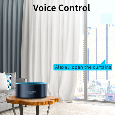 Travail automatique de voie de rideau en ouvreur à la maison intelligent de rideau en contrôle de WiFi avec Amazone Alexa Google Home
