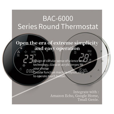 Maison futée programmable d'Alexa Compatible With Alexa Google de thermostat de contrôle intelligent de voix