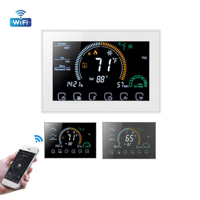 Thermostat de pompe à chaleur WiFi sans fil NTC Tuya programmation hebdomadaire numérique pour contrôleur de chaudière