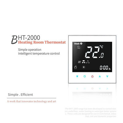 Thermostat capable de Wifi de thermostat de contrôle de voix d'appli de Tuya de chauffage par le sol sans fil futé de la minuterie 3A