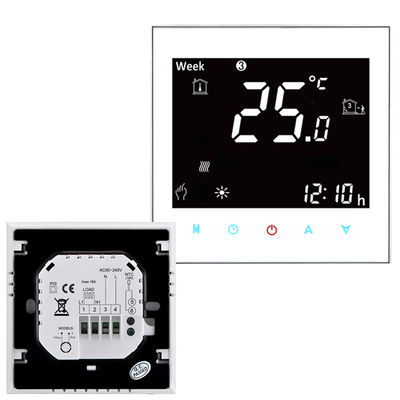 Thermostat capable de Wifi de thermostat de contrôle de voix d'appli de Tuya de chauffage par le sol sans fil futé de la minuterie 3A