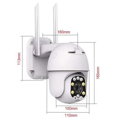 Maison sans fil Wi-Fi Pan Tilt Night Vision de caméra d'IP de dôme de degré de sécurité de caméra d'IP66 Wifi