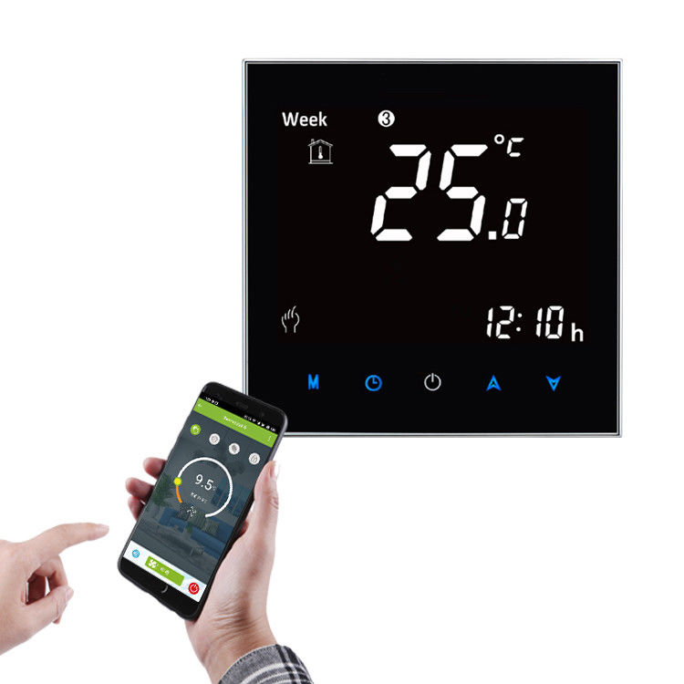 Thermostat capable de Wifi de thermostat de contrôle de voix d'appli de Tuya de chauffage par le sol sans fil futé de la minuterie 3A